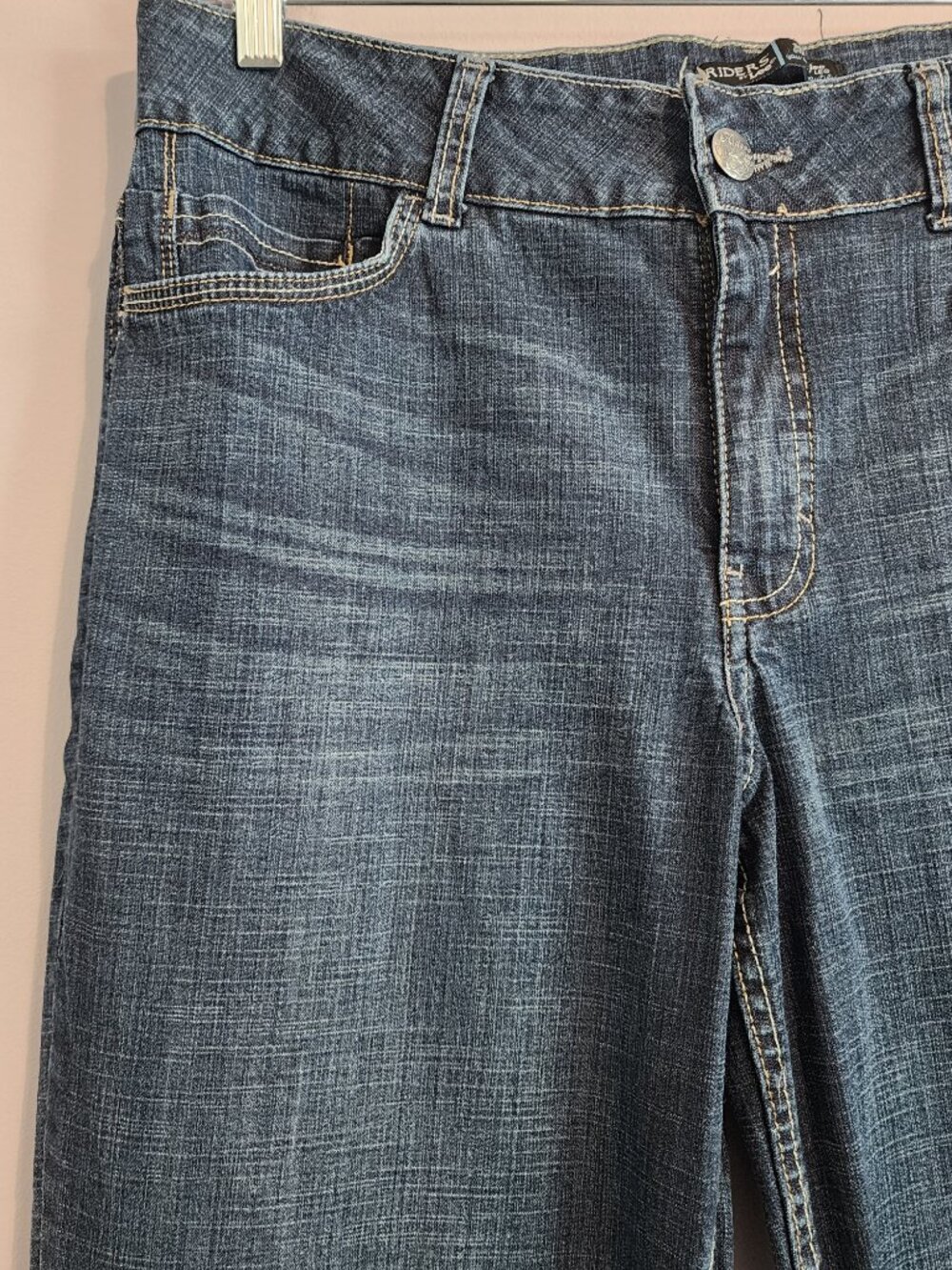 Lee Riders Women's Size 14 Long Relaxed Fit Straight Leg Mid-Rise - Picture 3 of 14